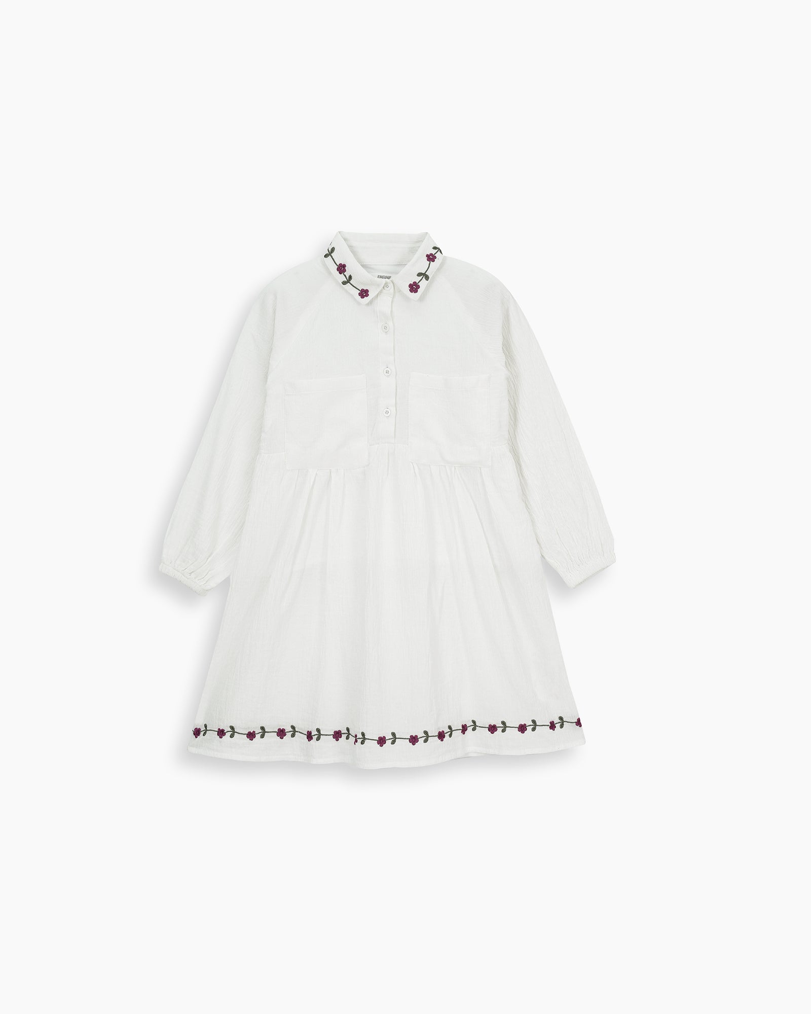 Girls Embroidered Dress - Engine - Buy Now