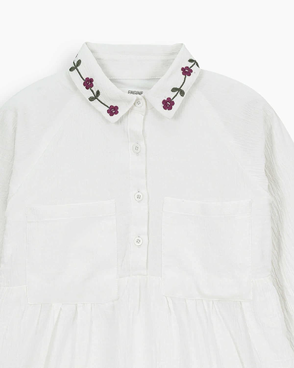 Girls Embroidered Dress - Engine - Buy Now