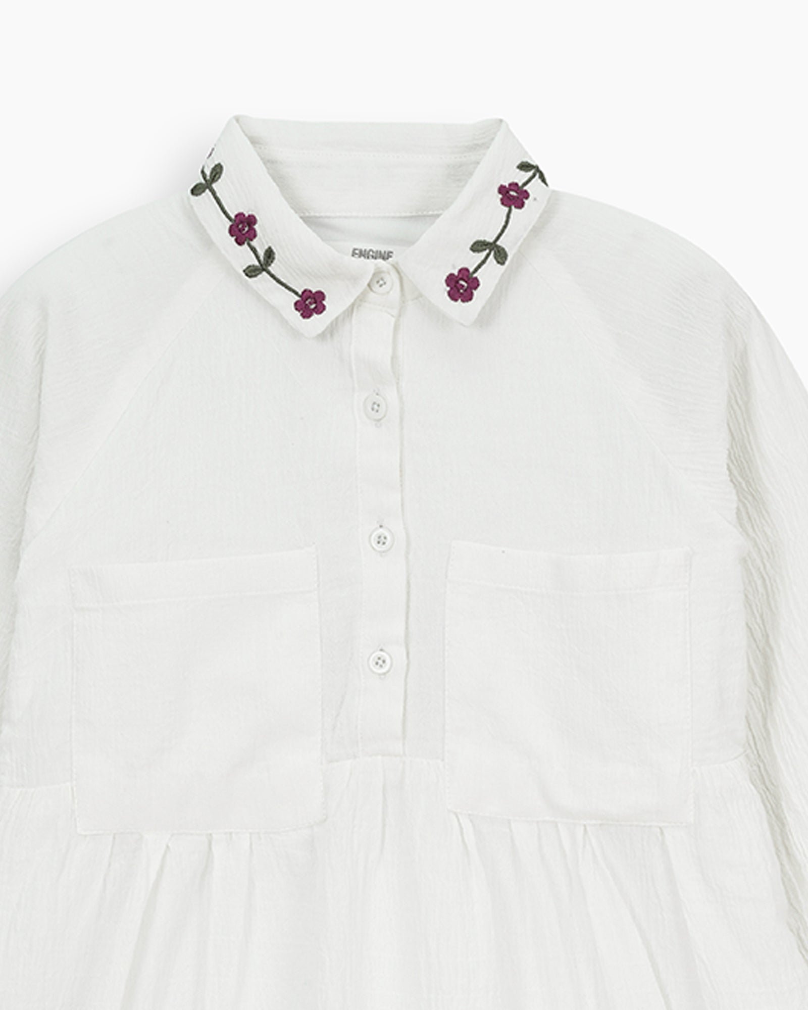 Girls Embroidered Dress - Engine - Buy Now
