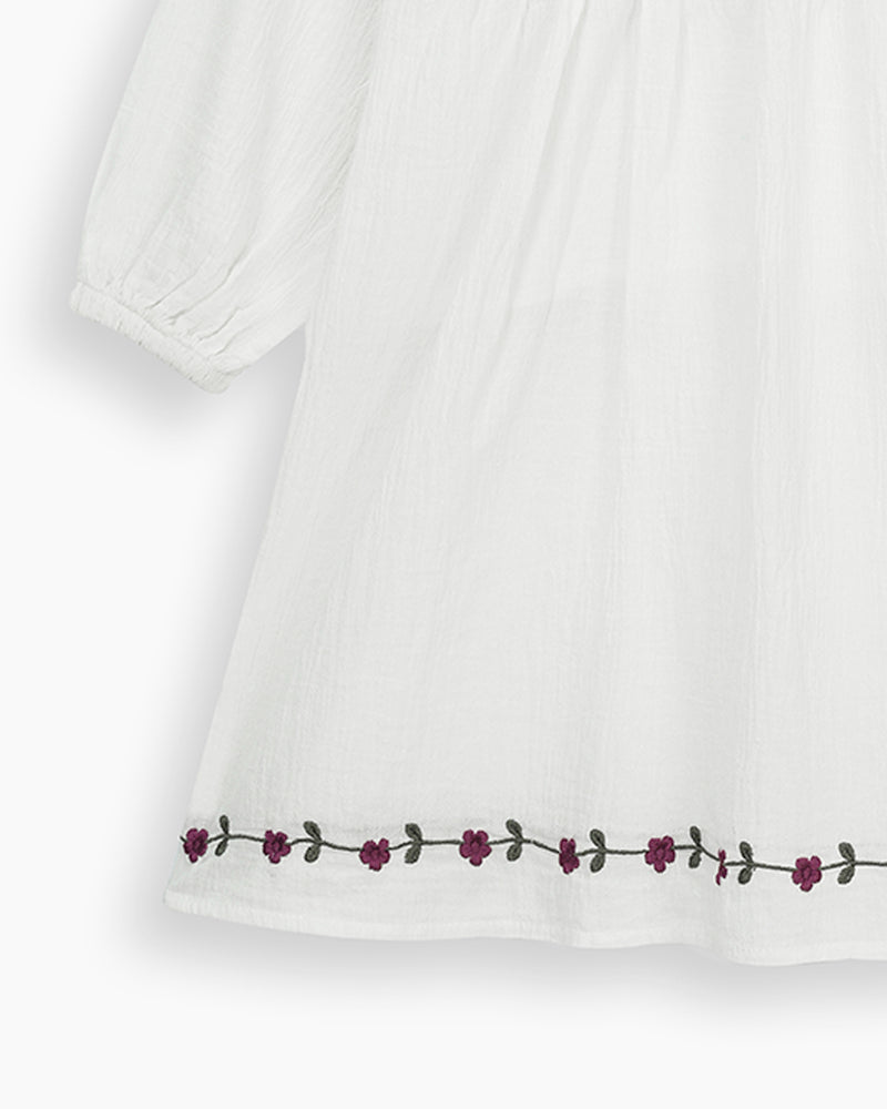 Girls Embroidered Dress - Engine - Buy Now