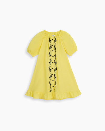 Girls Embroidered Dress
