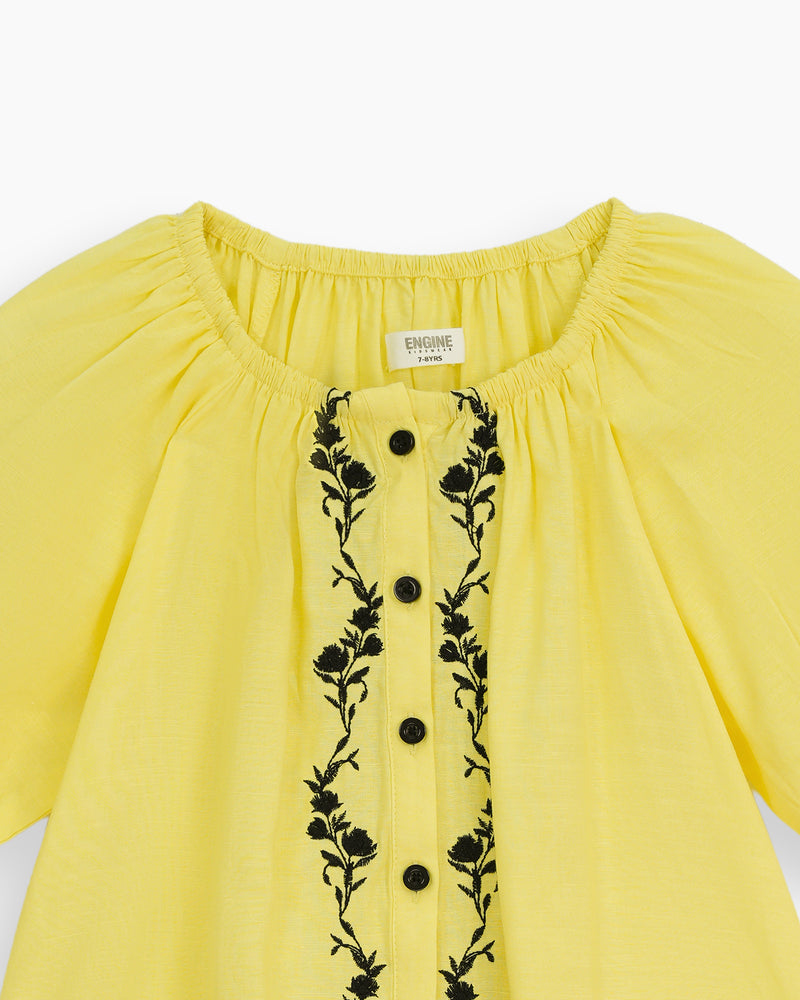 Girls Embroidered Dress - Engine - Buy Now