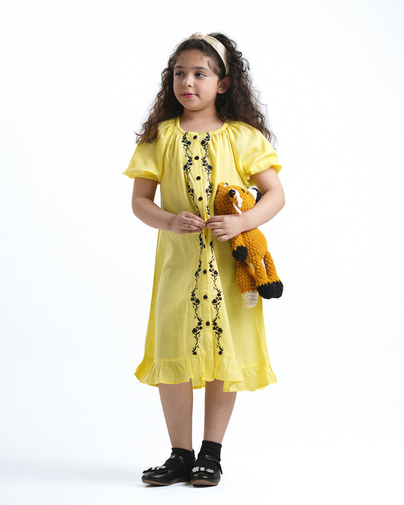 Girls Embroidered Dress - Engine - Buy Now