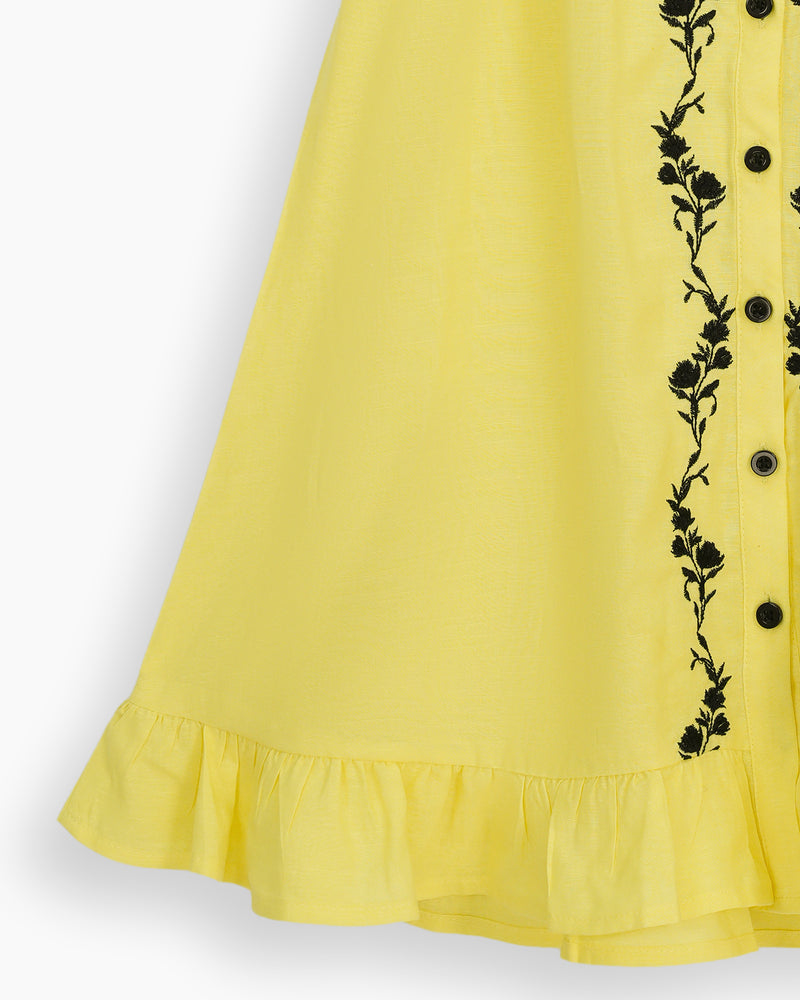 Girls Embroidered Dress - Engine - Buy Now