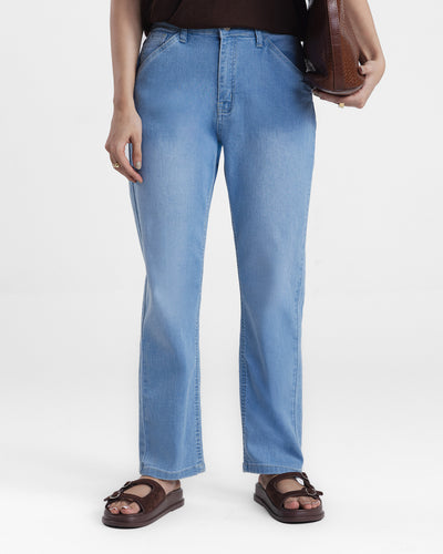 Women Mom Fit Denim