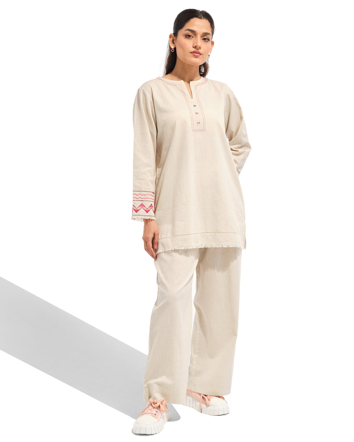 Women Embroidered Matching Set - Engine - Buy Now