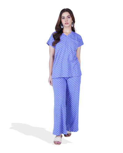 Women Printed Knit Suit
