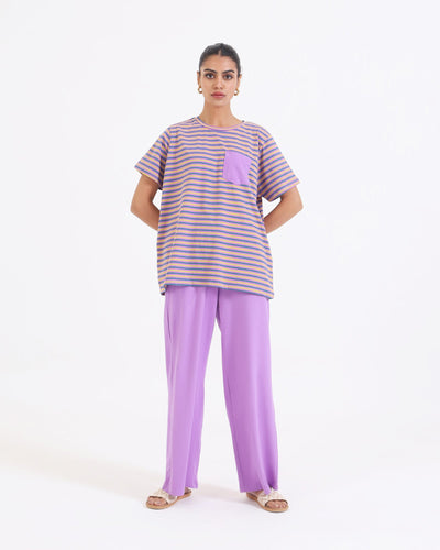 Women Printed Knit Suit