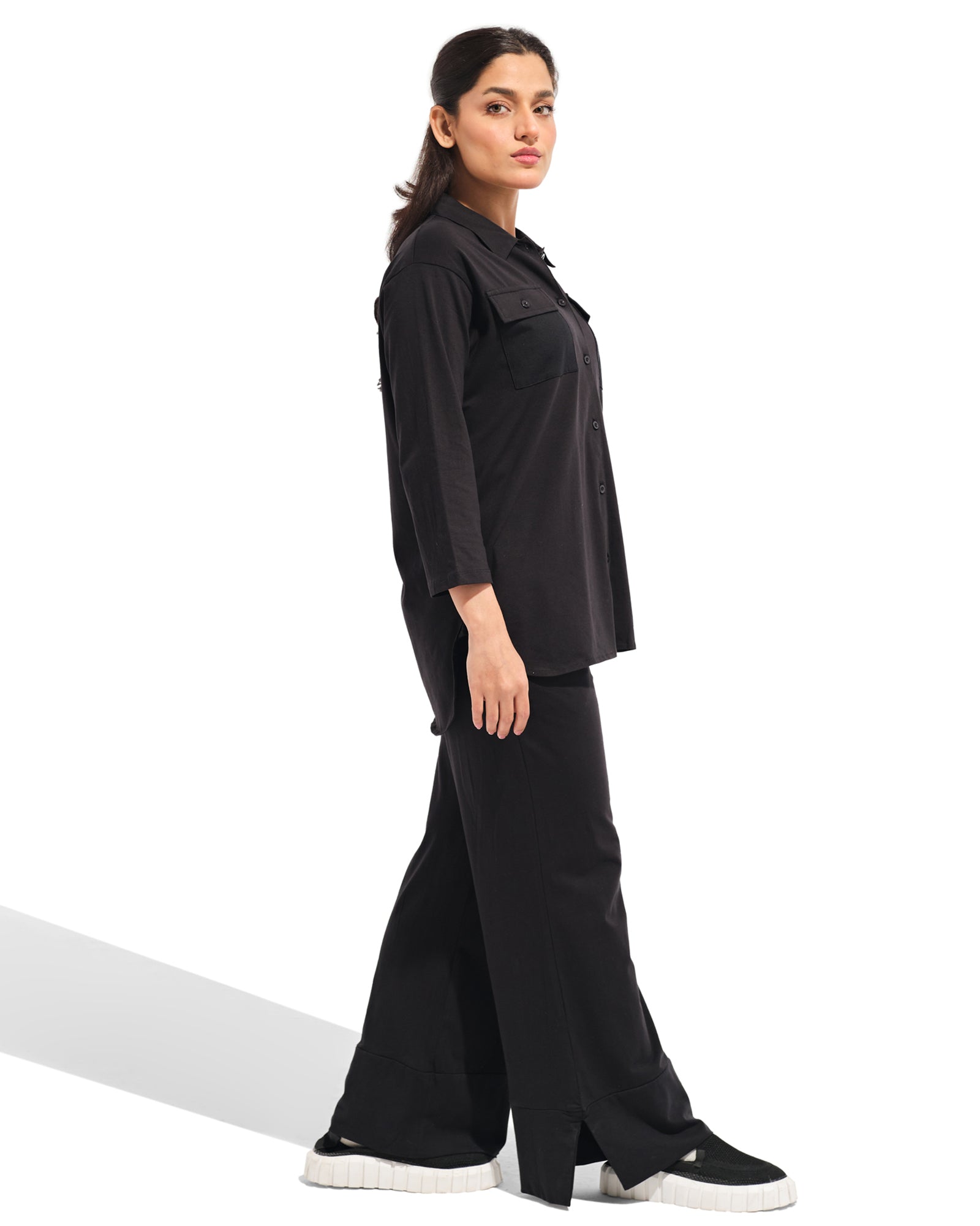 Women Solid Knit Suit - Engine - Buy Now