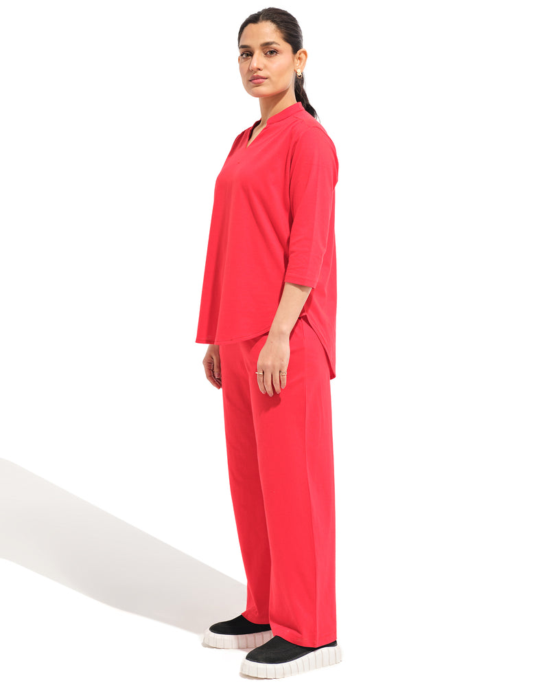 Women Self-textured Co-ord Set - Engine - Buy Now