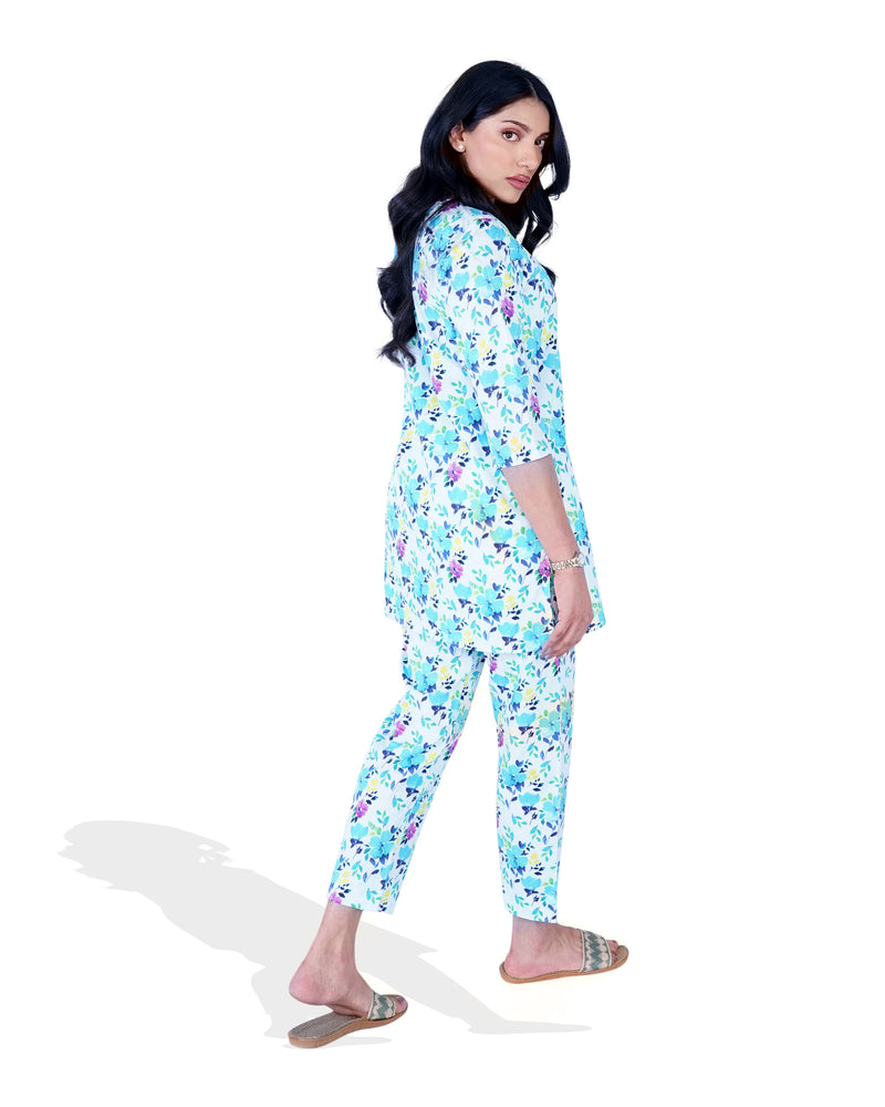Women Floral Printed Co-ord Set - Engine - Buy Now