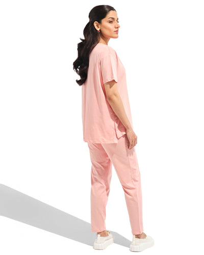 Women Solid Matching Set