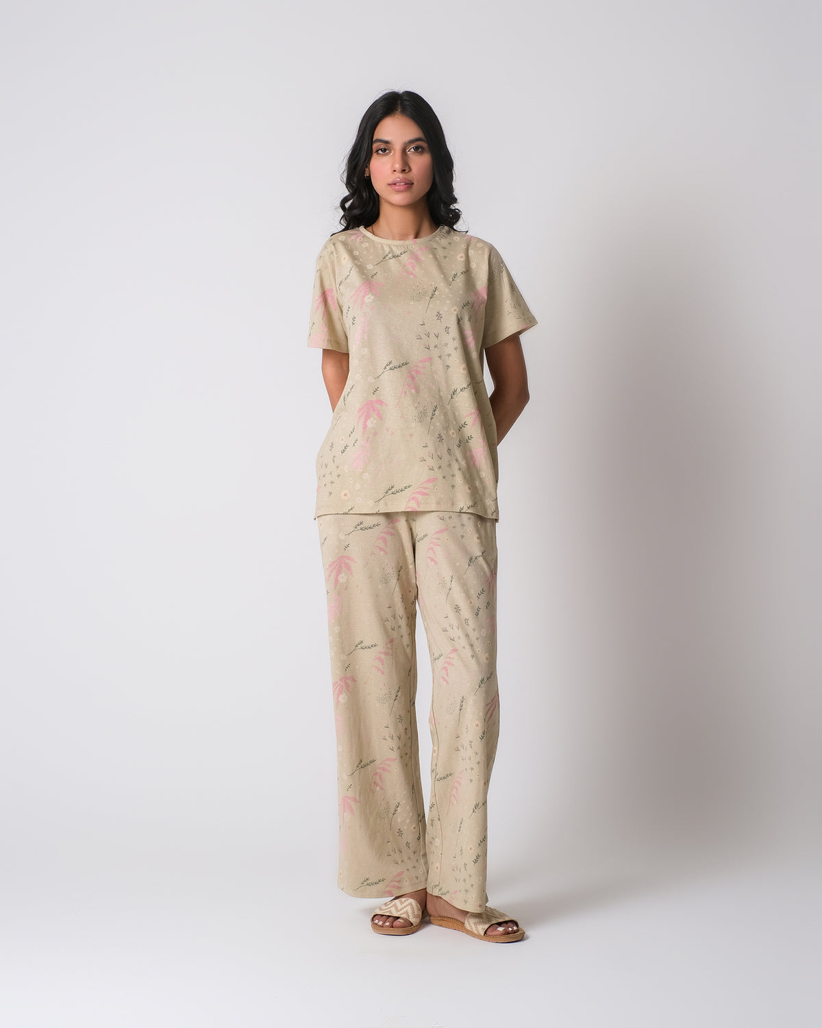 Women Printed Knit Co-ord Set - Engine - Buy Now