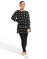 Black Polka Dots Top - Engine - Buy Now