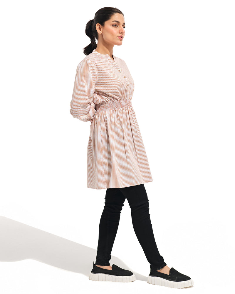 Women Striped Smocking Top - Engine - Buy Now
