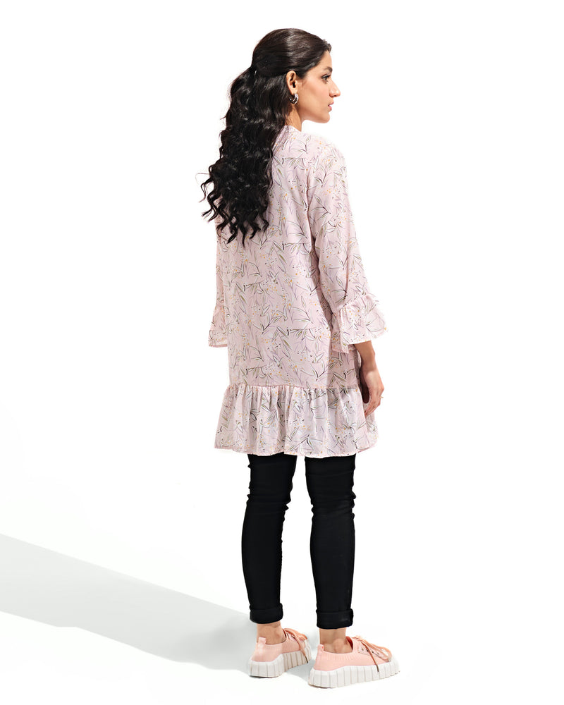 Women Floral Tier Top with Tie Detail - Engine - Buy Now