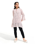 Women Floral Tier Top with Tie Detail - Engine - Buy Now
