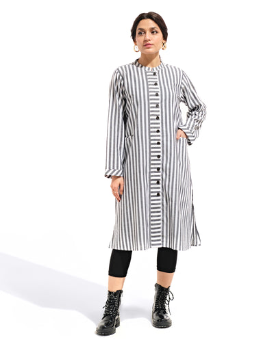 Women Striped Long Dress
