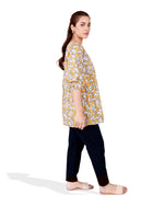 Women Printed Angrakha Style Top - Engine - Buy Now