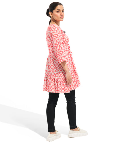Women Ikat Printed Top