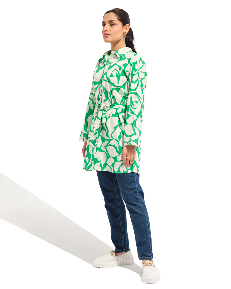 Women Printed Button Down Top - Engine - Buy Now