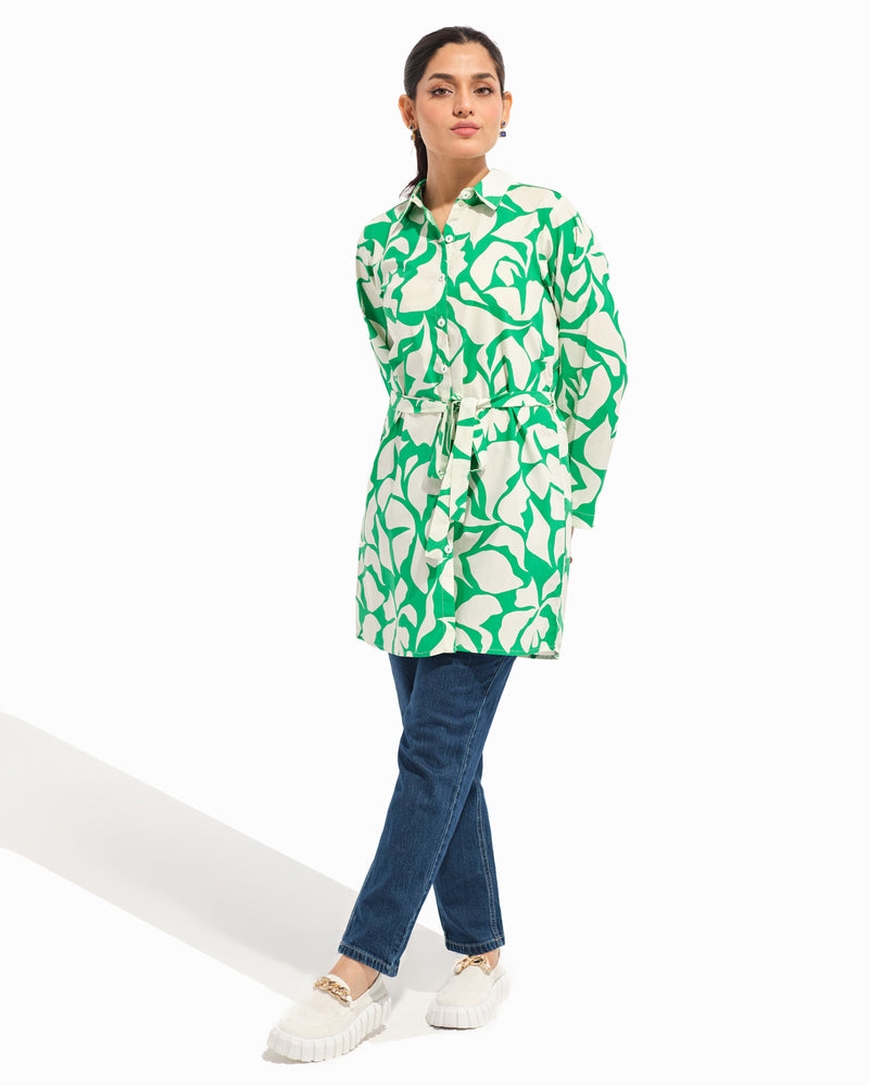Women Printed Button Down Top - Engine - Buy Now