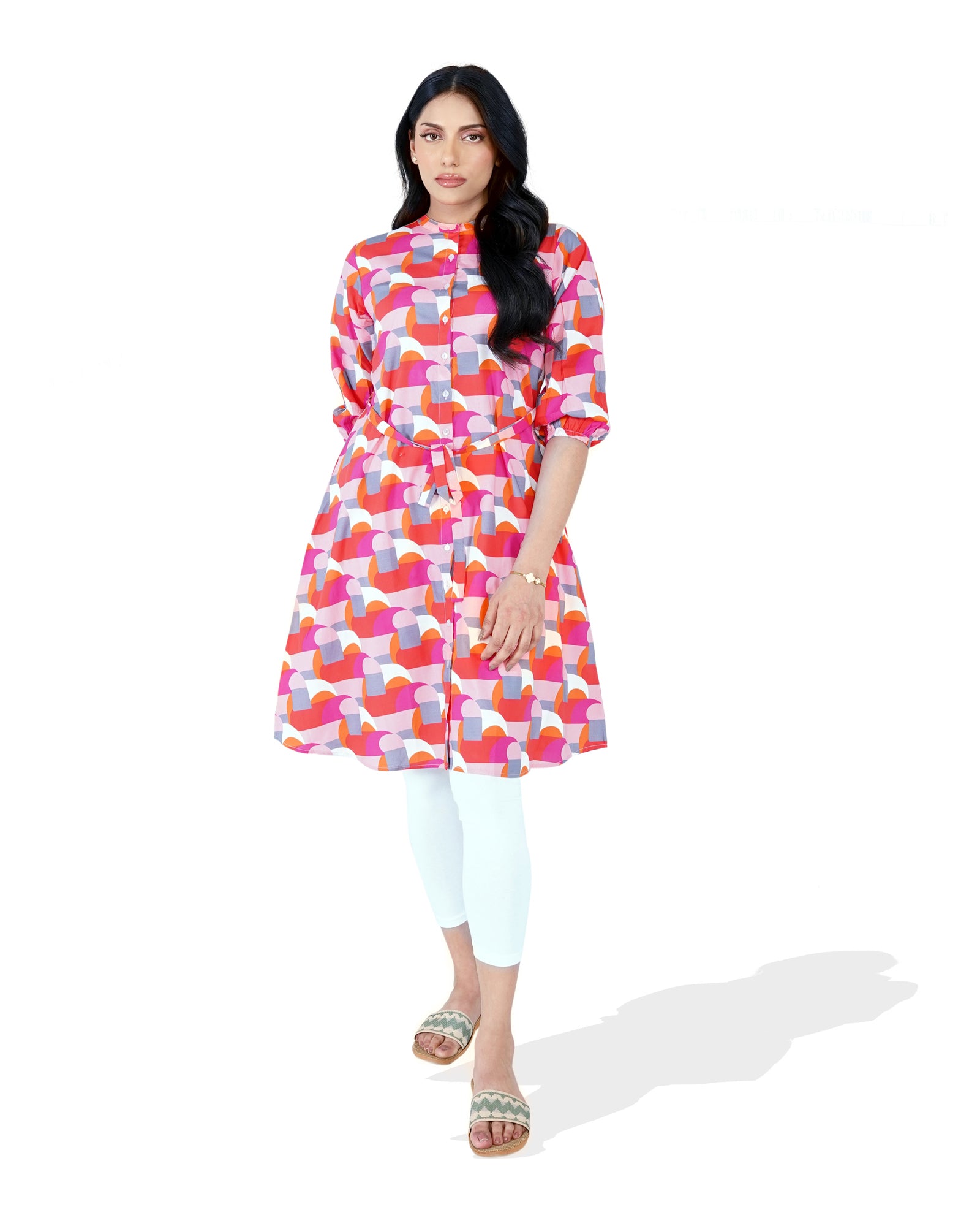 Women Printed Mid-Length Top - Engine - Buy Now