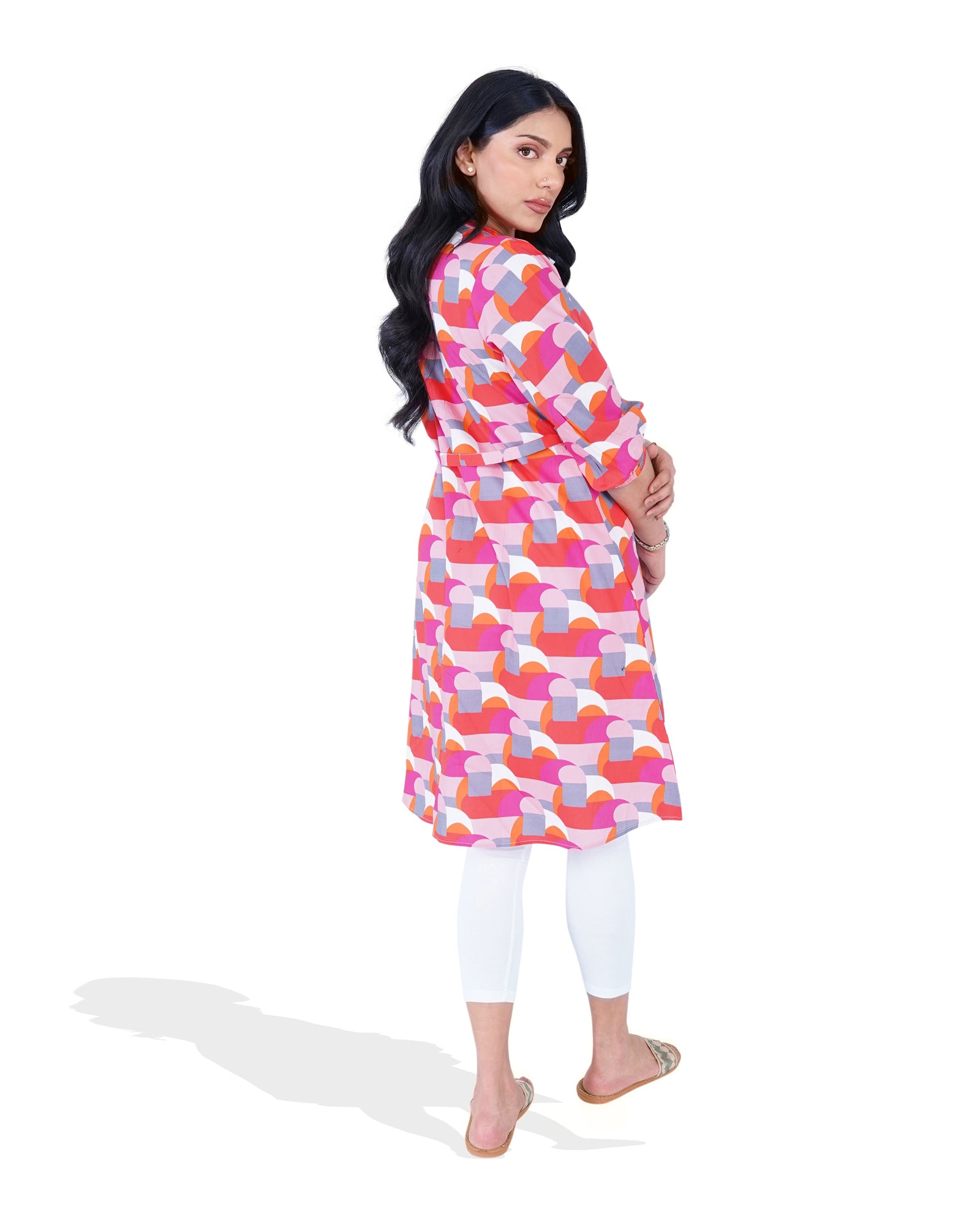 Women Printed Mid-Length Top - Engine - Buy Now