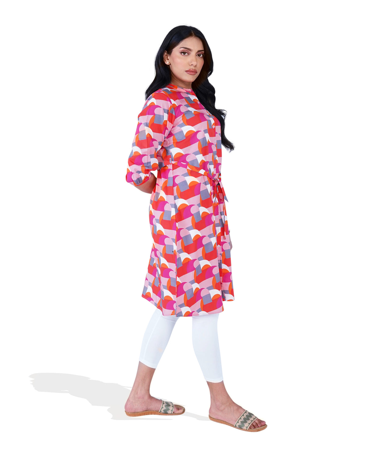 Women Printed Mid-Length Top - Engine - Buy Now