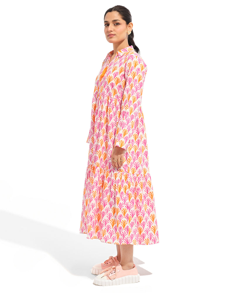 Women Printed Long Dress - Engine - Buy Now