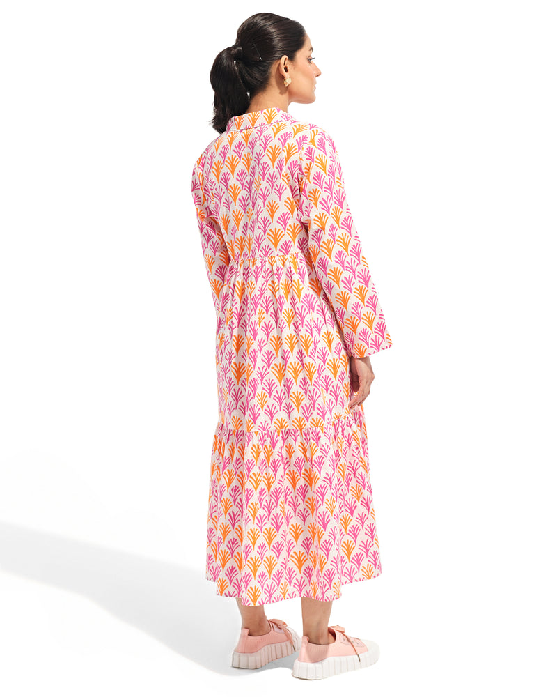 Women Printed Long Dress - Engine - Buy Now