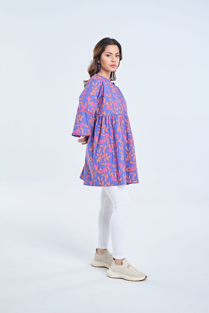 Women Mid-Length Printed Top - Engine - Buy Now