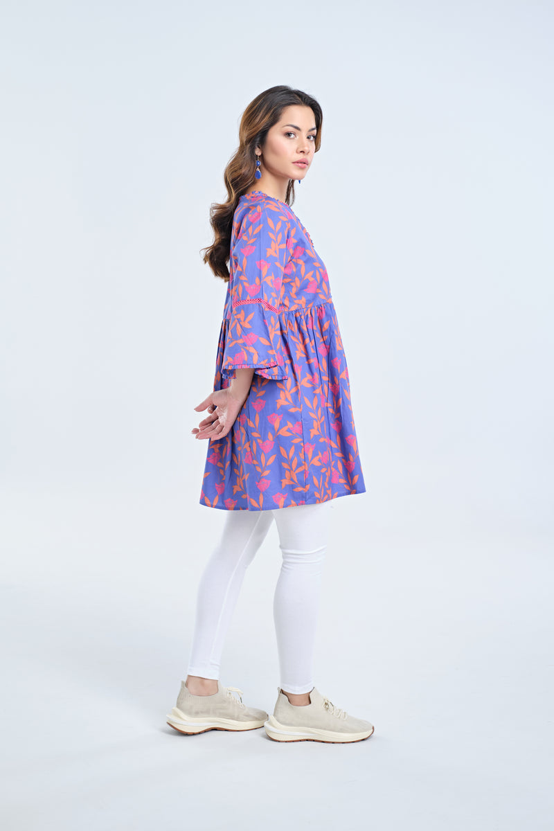 Women Mid-Length Printed Top - Engine - Buy Now