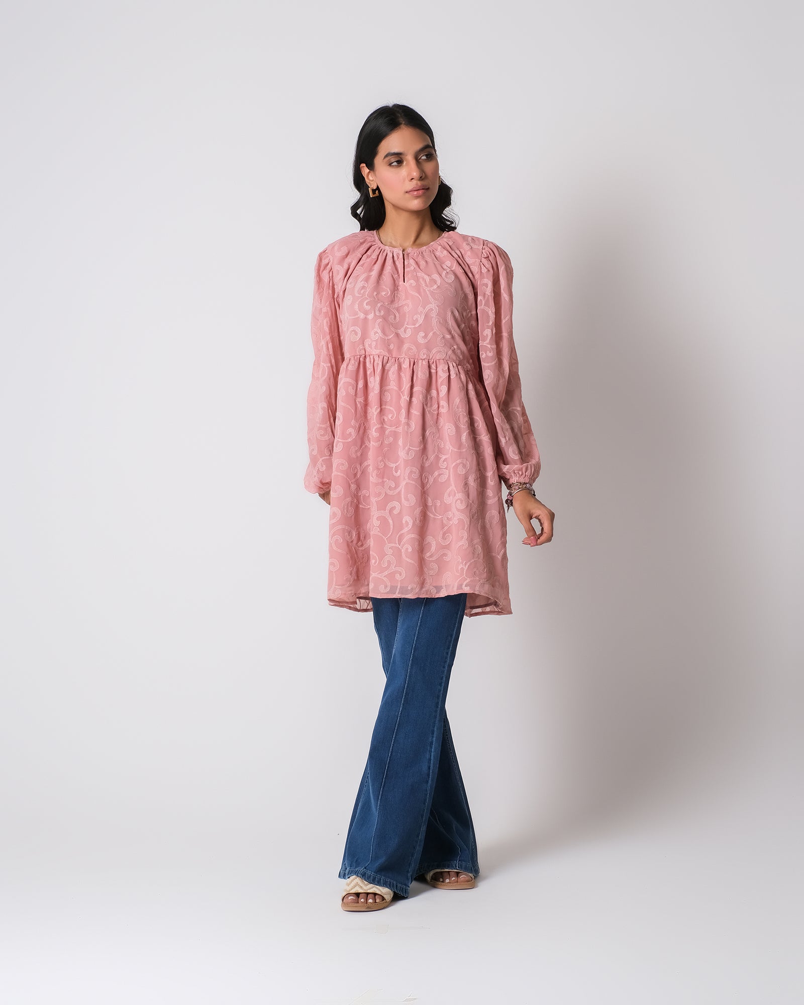 Women Printed Mid-Length Top - Engine - Buy Now