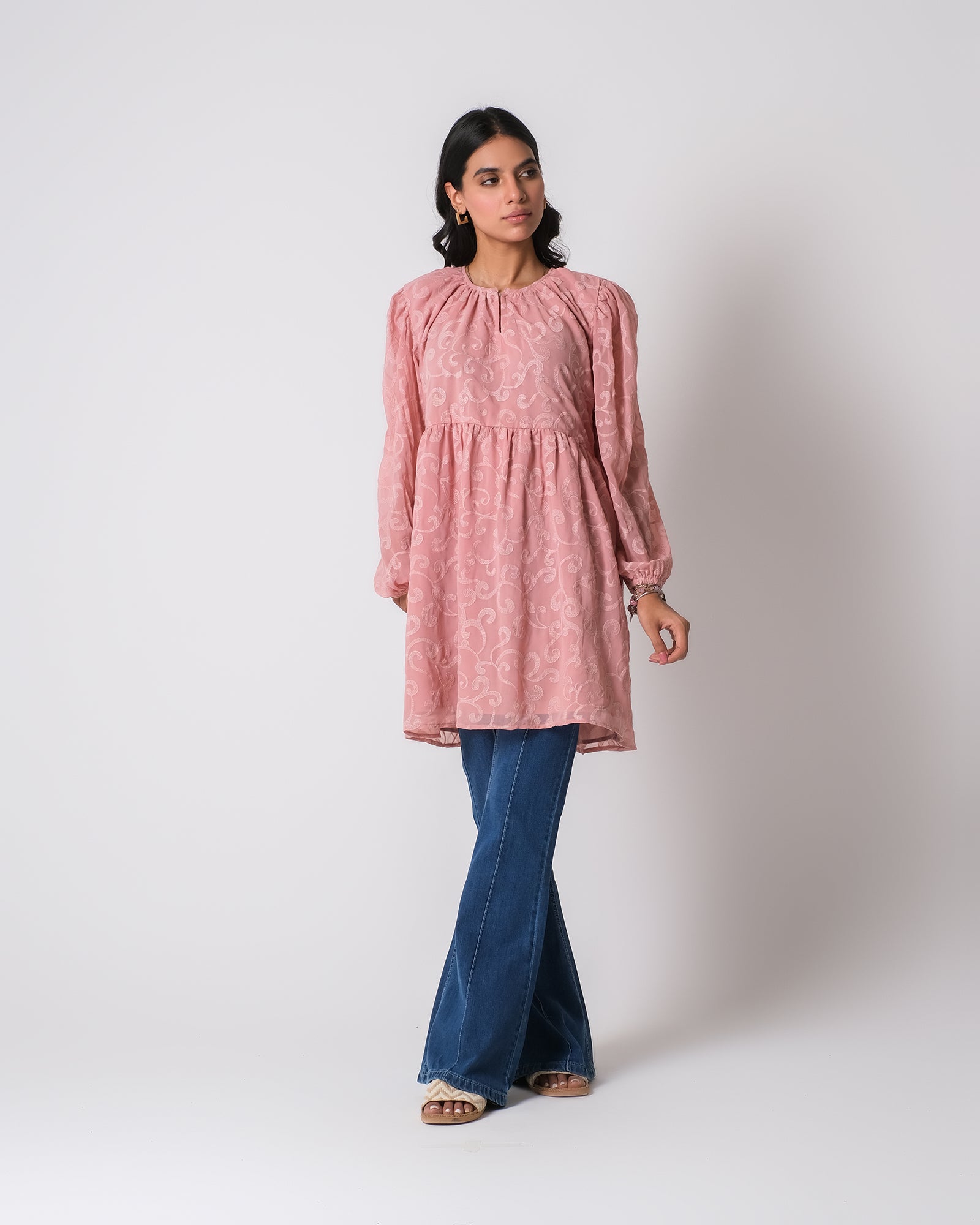 Women Printed Mid-Length Top - Engine - Buy Now