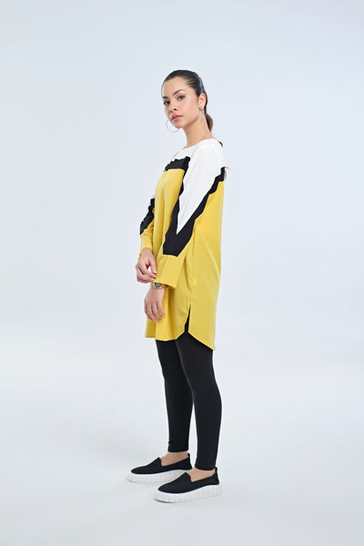 Women Mid-Length Solid Top