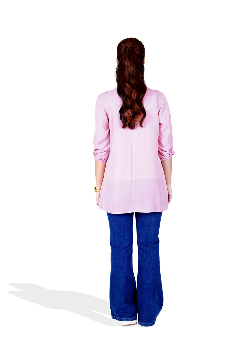 Women Pleated Mid-Length Top - Engine - Buy Now