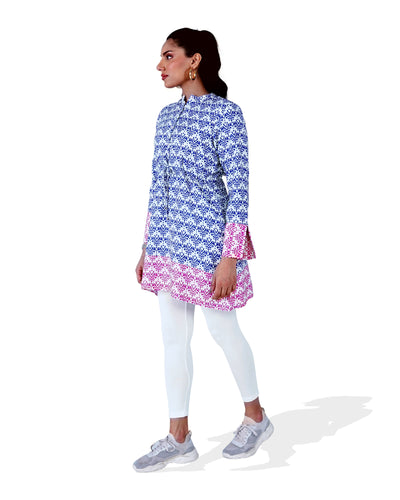 Women Printed Mid-Length Top