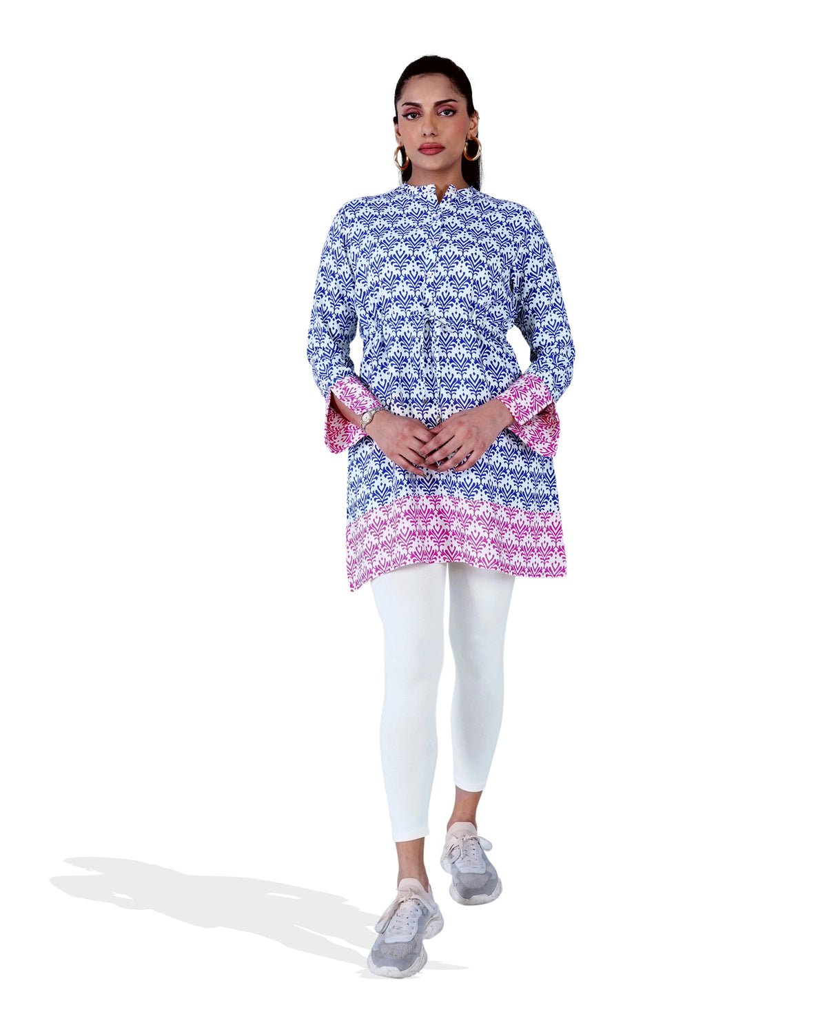 Women Printed Mid-Length Top - Engine - Buy Now