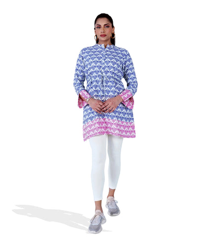 Women Printed Mid-Length Top