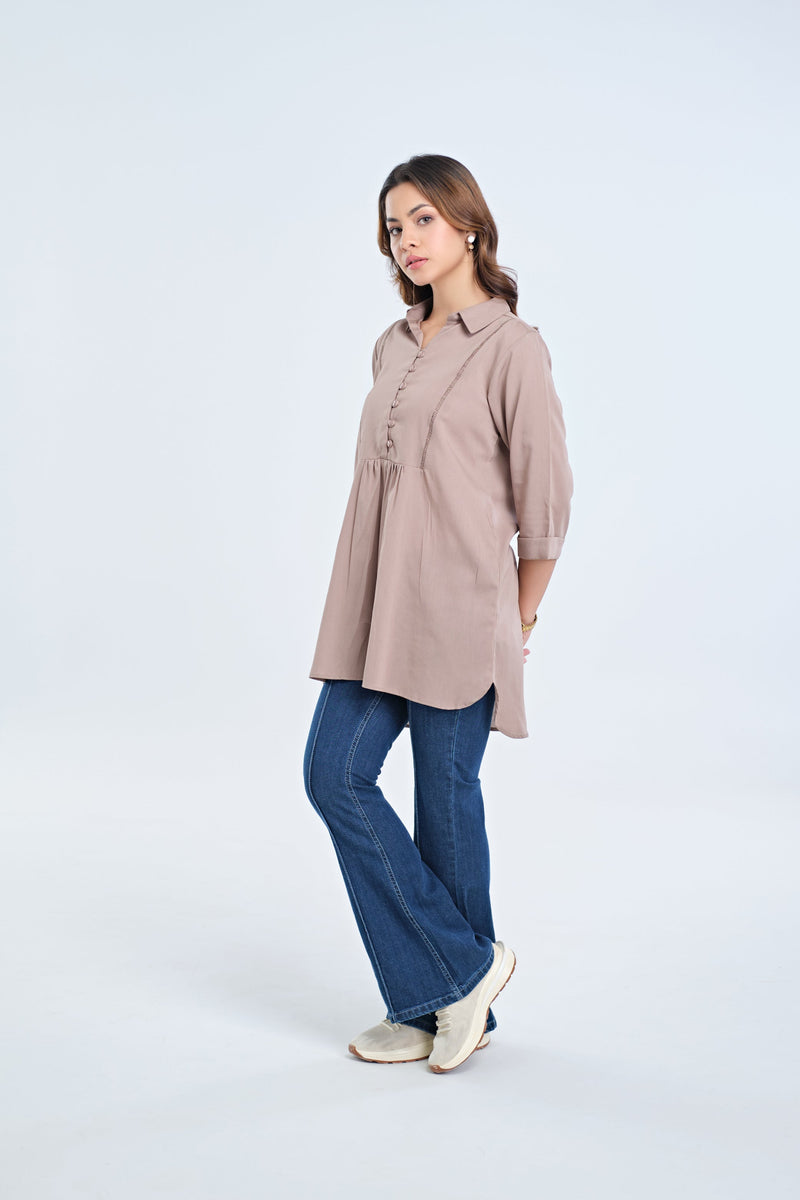 Women Plain Mid-Length Top - Engine - Buy Now