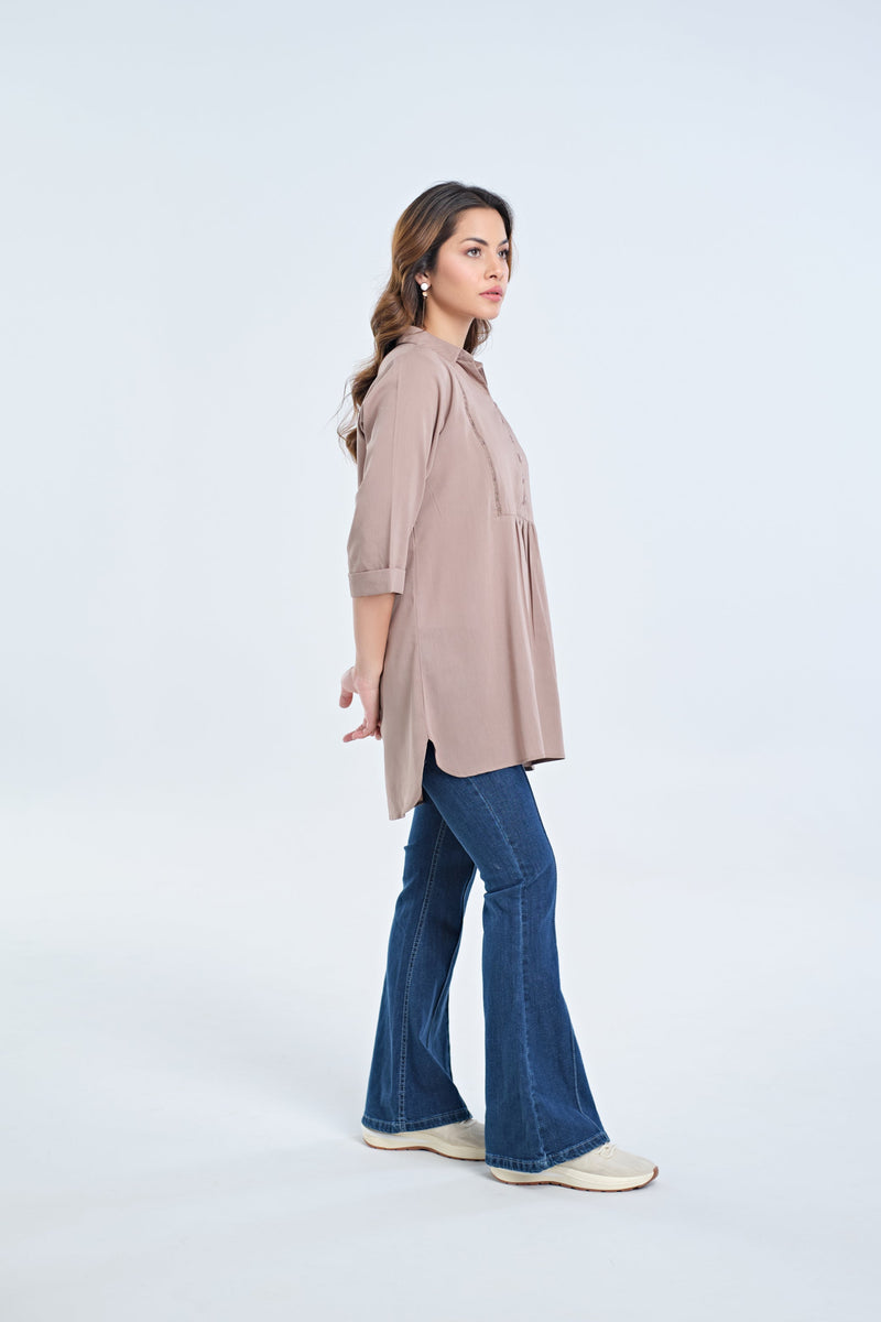 Women Plain Mid-Length Top - Engine - Buy Now