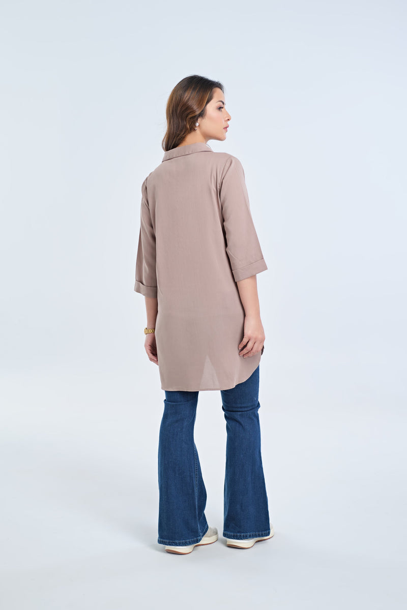 Women Plain Mid-Length Top - Engine - Buy Now