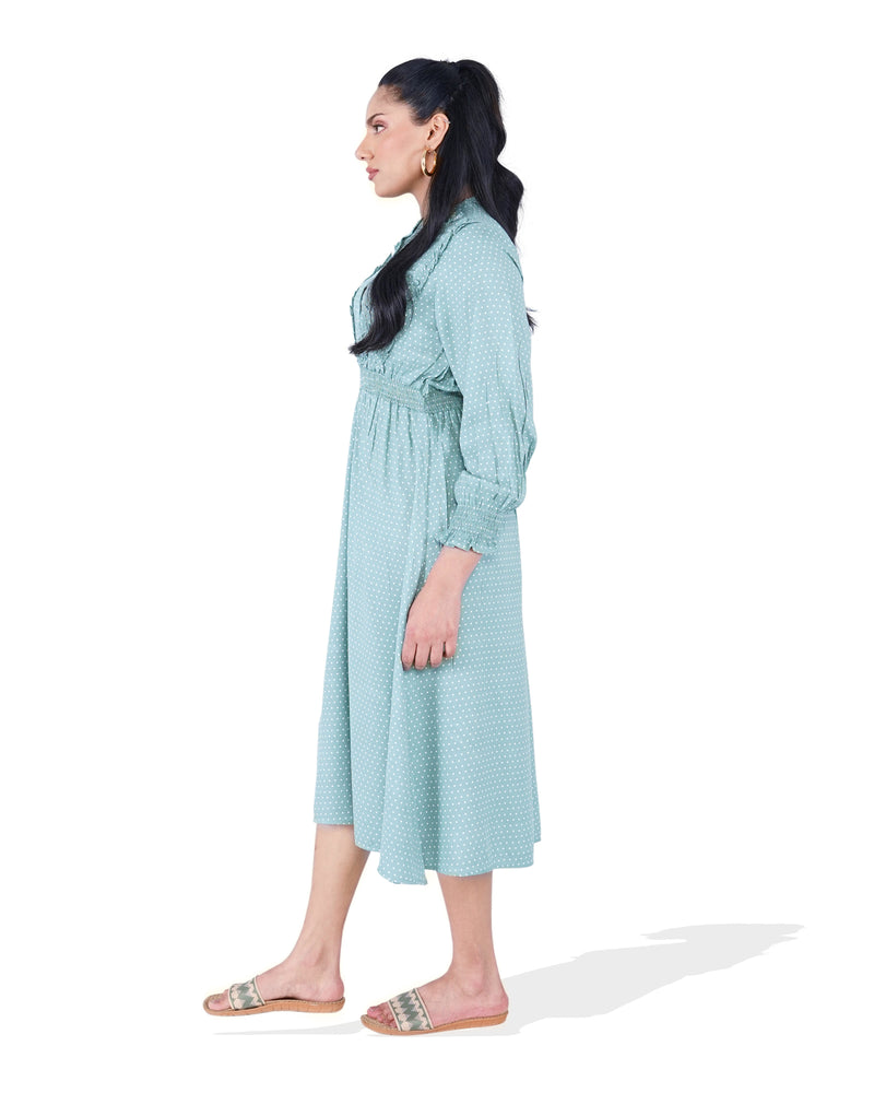 Women Polka Dots Dress - Engine - Buy Now