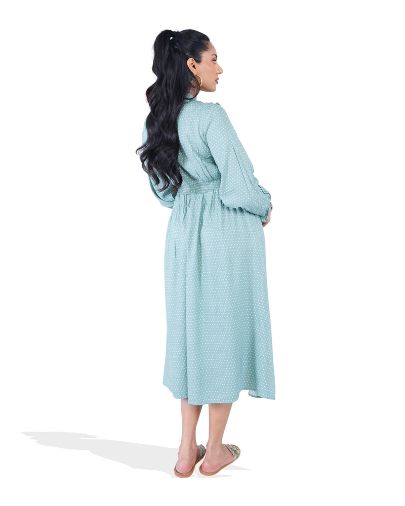 Women Polka Dots Dress - Engine - Buy Now