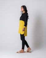 Women Mid-Length Color Block Top - Engine - Buy Now