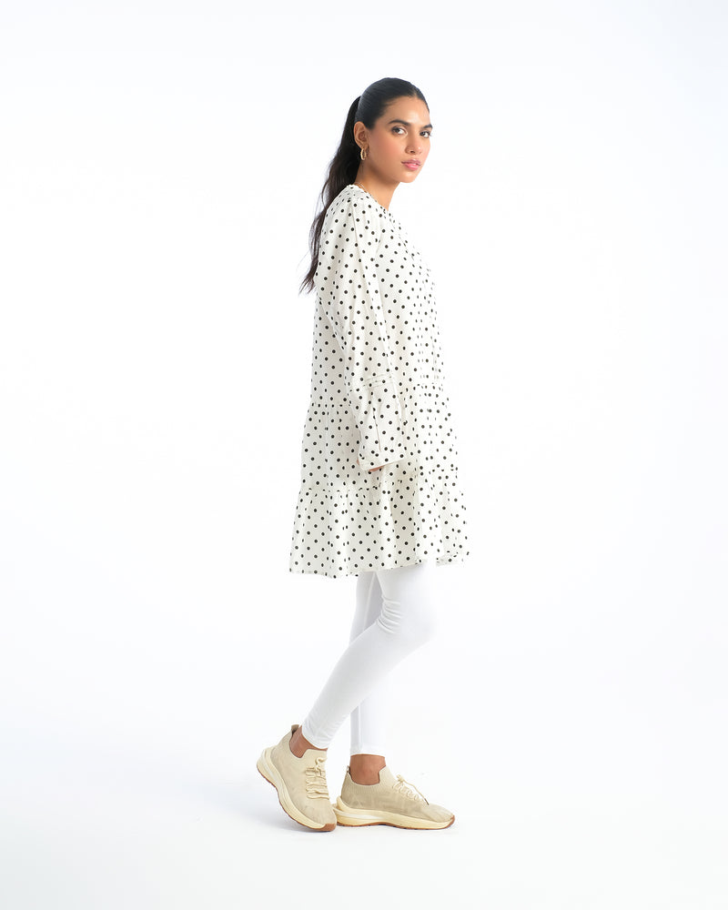 Women Polka Dots Mid-Length Top - Engine - Buy Now