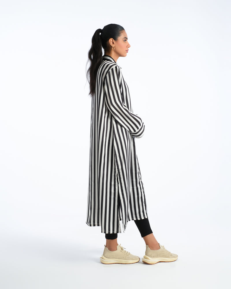 Women Striped Button-Down Dress - Engine - Buy Now