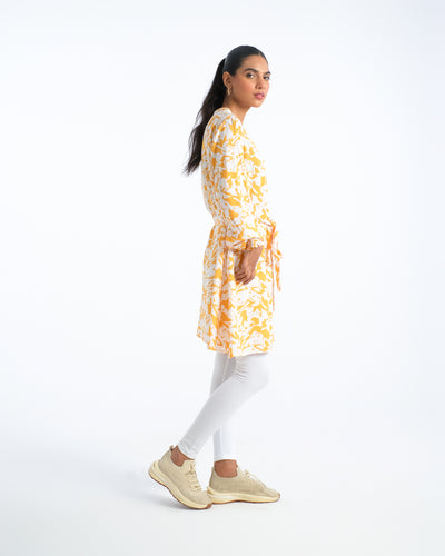 Women Printed Mid-Length Top
