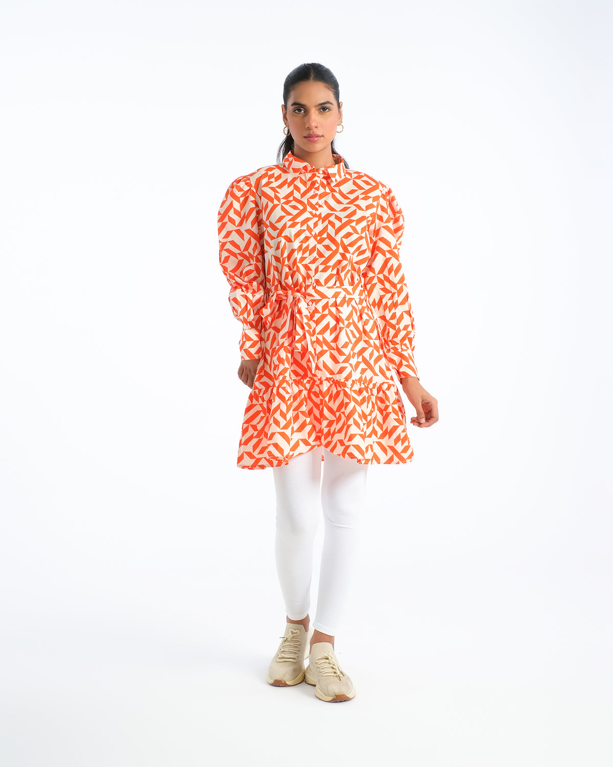 Women Printed Mid-Length Top - Engine - Buy Now